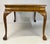 Mid 20th Century Large English Chippendale Style Burl Walnut Partners Desk With Ogee Molded Drawers For Sale - Image 12 of 18