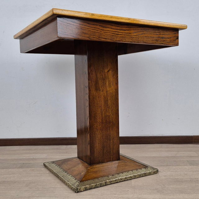 Brown Art Deco Austrian Coffee Table, 1934 For Sale - Image 8 of 18