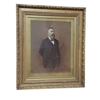 Victorian Photograph of a Bearded Man C.1900 For Sale