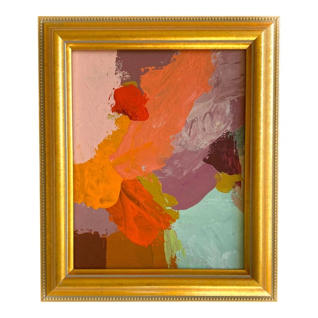 "Festive Layers" 2024 Framed Painting by Jessalin Beutler For Sale