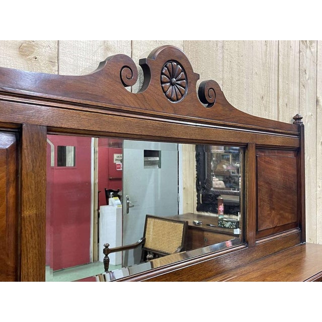 Art Nouveau English Buffet in Mahogany, 1890s For Sale - Image 14 of 16