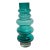 Mid 20th Century Tamara Aladin for Riihimaki Finland Large Turquoise Green Glass Vase For Sale