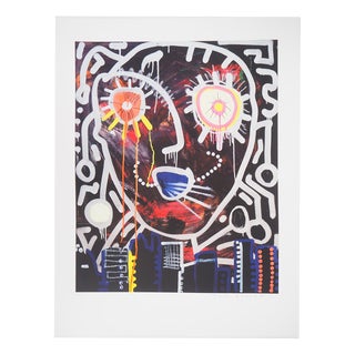Paul Kostabi, Man in a Madhouse, Giclée Print For Sale