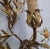 Metal Vintage Wall Lamps in Gilded Floral-Worked Iron by Hans Kögl, 1970s, Set of 2 For Sale - Image 7 of 11