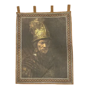 Mid 20th Century Rembrandt "Der Mann mit dem Goldhelm" Tapestry