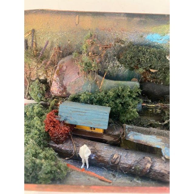 1970s 1970s Marvin Tate Mini Diorama Sculpture in Eyeglasses Case For Sale - Image 5 of 6