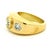 1970s Vintage 1970s 18k Gold Diamond Gypsy Ring, 1.75 Carats Total, Size 5.75 For Sale - Image 5 of 16