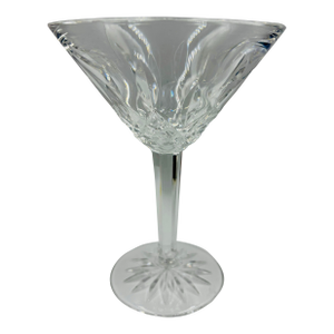 Late 20th Century Waterford Crystal Lismore Martini Glass