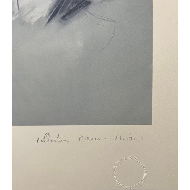 Modern Pablo Picasso Estate Hand Signed Fauvist Lithograph Woman Portrait Marie Therese, 1982 For Sale - Image 3 of 6