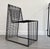 Mid-Century Modern Vintage Graphic Metal Chair, 1990s For Sale - Image 3 of 9