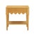 Transitional Oodle Wavy Scallop Natural Ash Nightstand For Sale - Image 3 of 7