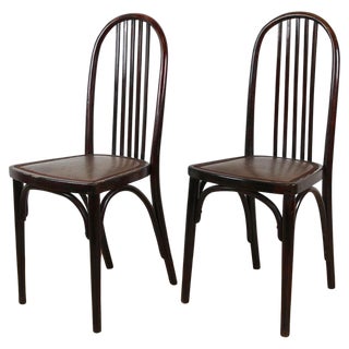 Set of Art Nouveau 1st Edition Thonet Chairs attributed to Josef Hoffmann, 1906 For Sale