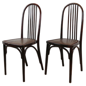 Set of Art Nouveau 1st Edition Thonet Chairs attributed to Josef Hoffmann, 1906