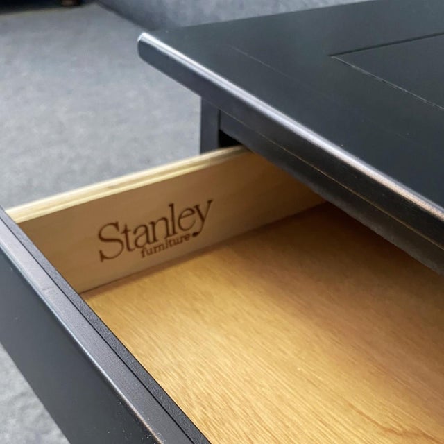 Pair of Stanley Side Table With Stainless Bases For Sale - Image 10 of 15