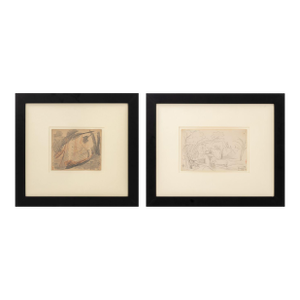 Oscar F. Bluemner Landscape Studies Mixed Media, 2