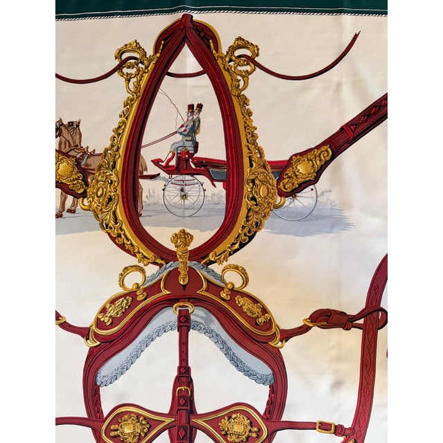 Hermès Harnais De Cérémonie 1959 Silk Scarf Designed by Grygkar Hugo For Sale - Image 9 of 10