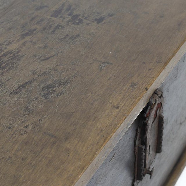 Antique Spanish Rustic Farmhouse Chest For Sale - Image 17 of 18