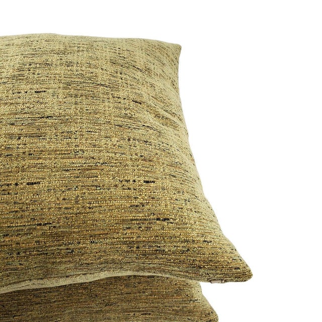 2020s Pindler Omega in Sage Pillow Cover - 20" X 20" Solid Textured Chenille Cushion Cover For Sale - Image 5 of 7