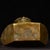 Vintage Gilt Bronze Guanyin Bust | Chinese Buddhist Altar Sculpture With Crowned Amitabha For Sale - Image 4 of 10
