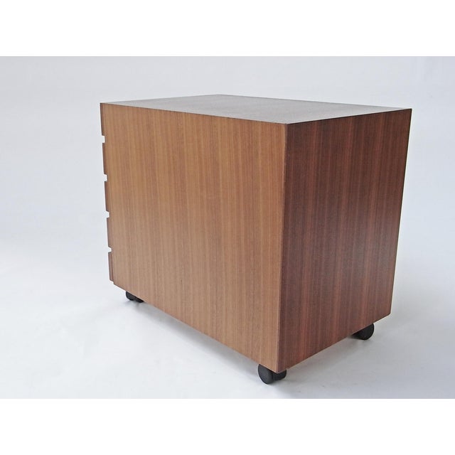 Drawer Unit in Walnut with 5 Castors from Nocciola, Germany 1970s For Sale - Image 4 of 16