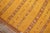 Mid-Century Modern Zabihi Collection Bright Yellow Vintage Moroccan Flat-Weave Kilim - 5'4" x 13'3" For Sale - Image 3 of 6