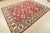 Farmhouse Kazak Rug 8' X 9'11'' Red Wool Tribal Geometric Hand-Knotted Oriental Carpet For Sale - Image 3 of 12