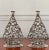 Vintage Pair of Silverplate Christmas Tree Candle Holders For Sale - Image 12 of 12