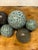 Contemporary 1990s Hand Painted Glazed Splash Ceramic Spheres - Set of 6 Assorted Sizes For Sale - Image 3 of 6