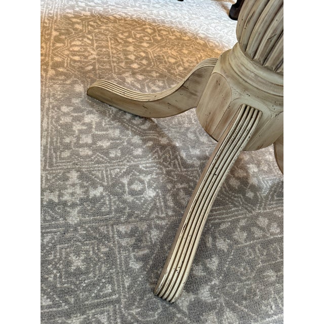 Wood Sunrise Home French Provincial Pedestal Breakfast Table For Sale - Image 7 of 12