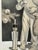 1940s Original Signed Graphite Illustration of Child Holding Christmas Stocking With Toys, 9.5 × 6.5 In. For Sale - Image 4 of 6