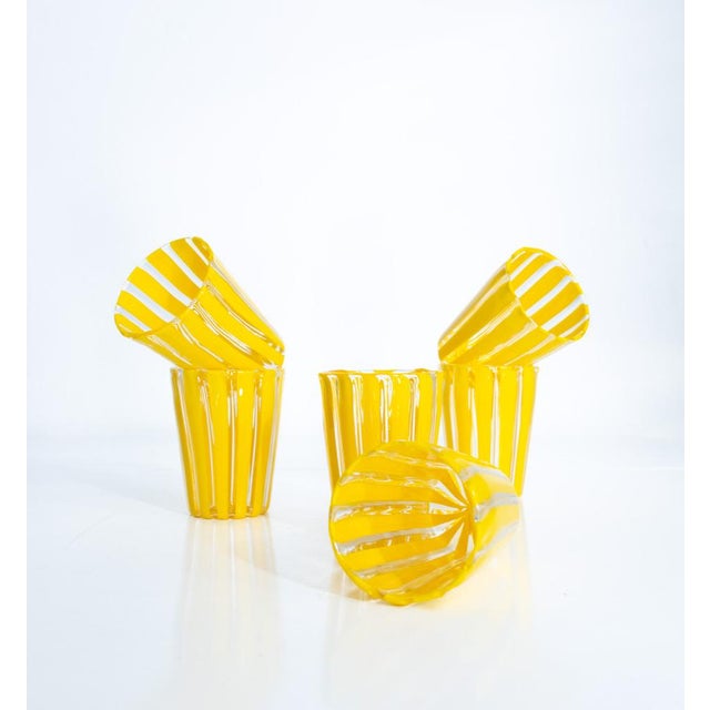 Cocktail Set in Murano Glass by Mariana Iskra, Set of 6 For Sale - Image 8 of 15