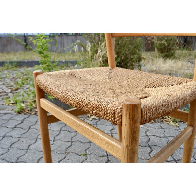 Model BM1 Dining Oak Chairs by Børge Mogensen for C.M. Madsens, 1950s, Set of 6 For Sale - Image 12 of 18