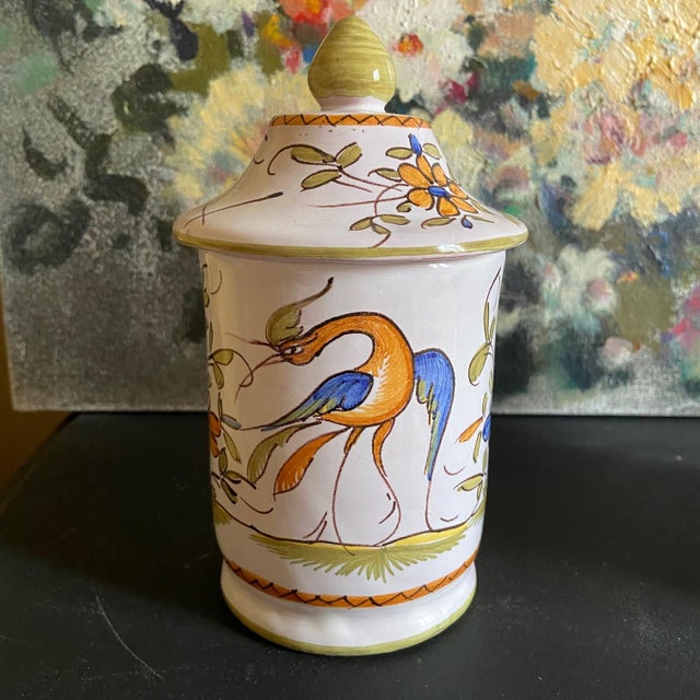 1960s French Provincial Marthes Tolosane Spice Jars, 1960s, Set of 4 For Sale - Image 5 of 10