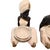 1950s Mid-Century Chalkware Blackamoor Figurines & Ashtrays with Glass Inserts - A Pair Period: 1950s Styles: Mid-Century...