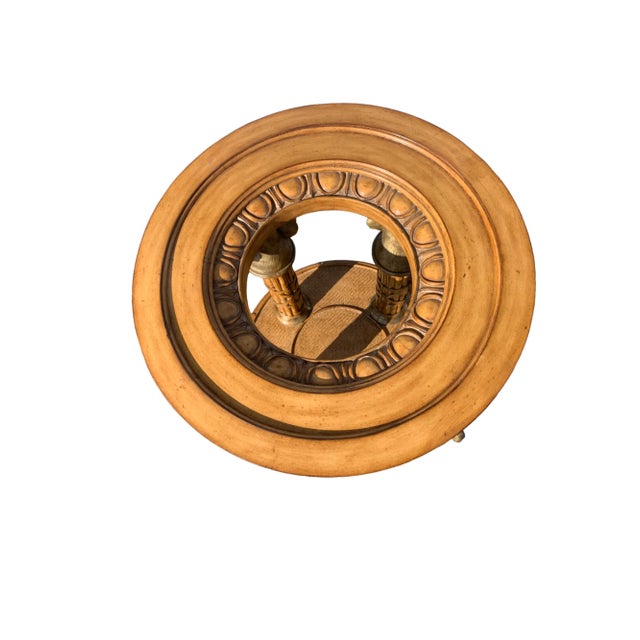 Pair of Round Dining Room Table Pedestal With Elephant Heads and Feets. For Sale In Naples, FL - Image 6 of 8