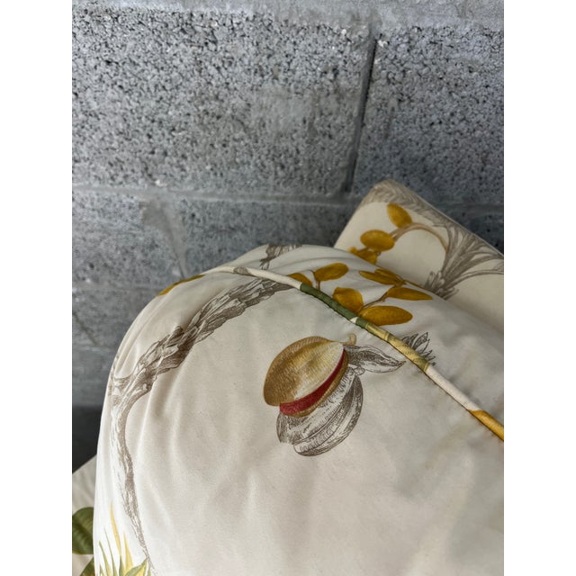 Botanical Print Upholstered Lounge Chair by Sherrill Furniture Co. Circa 1980's. For Sale - Image 17 of 18