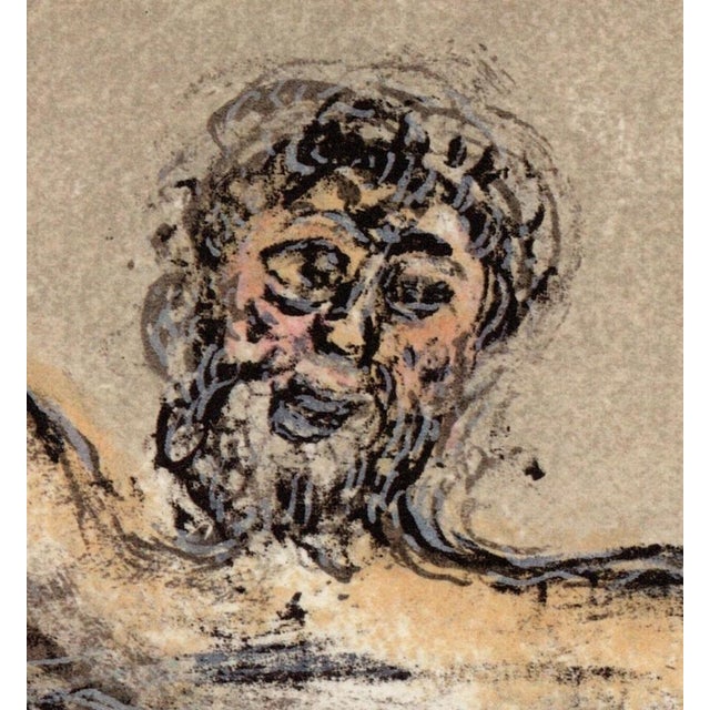 Marc Chagall, The Waves Swallow up Ulysses from Odyssey, 1989, Lithograph For Sale - Image 7 of 11