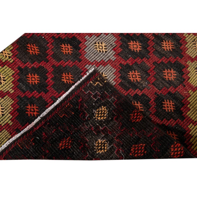 Vintage Sumakh Wool Runner 3 X 11 For Sale - Image 4 of 13