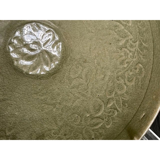 Antique Korean Ceramic Bowl with Carved Design Goryeo Dynasty For Sale - Image 12 of 13