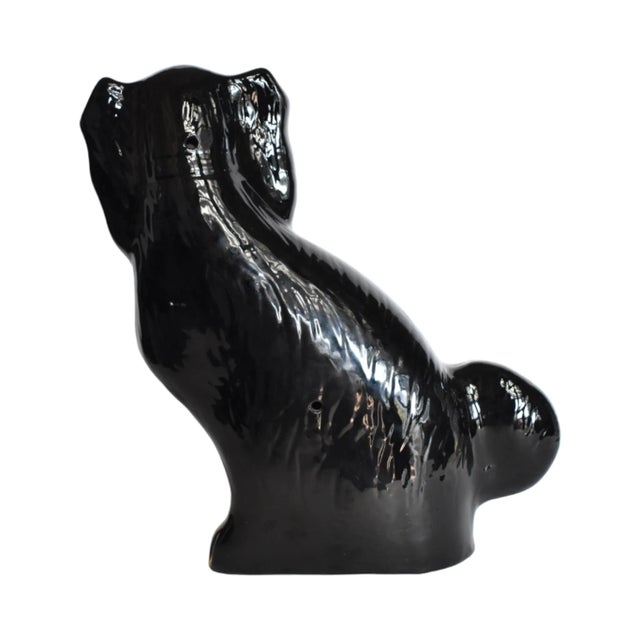 Othello the Jackfield Staffordshire Spaniel and His Portrait by Susannah Carson For Sale In San Francisco - Image 6 of 11