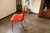 1980s Set of Red Plastic Chairs with Metal Frame, 1980s For Sale - Image 5 of 9