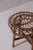 Mid-Century Modern Vintage Italian Stool in Rattan, 1960 For Sale - Image 3 of 8