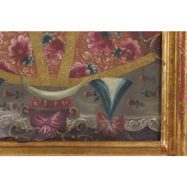 Peruvian School of Cuzco, Virgin of Pomata With the Christ Child, Oil on Canvas, 19th Century For Sale - Image 10 of 18