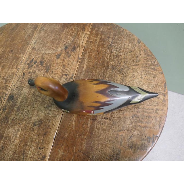 Chinese Painted and Decoy Duck, 1900 For Sale - Image 4 of 9