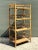 Wood Vintage Bamboo and Rattan Etagere For Sale - Image 7 of 12