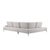 Ivory Manhattan Left-Chaise Sectional Sofa With Adjustable Backrests For Sale - Image 8 of 12
