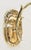 Metal Art Nouveau Brass Wall Lamps, 1890s, Set of 3 For Sale - Image 7 of 10