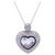 Chopard Happy Diamonds Icons Heart Pendant Necklace 18kwg 0.34 Ct, +Certificate For Sale In New York - Image 6 of 8