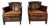 Pair of Antique European Leather Club Chairs (Circa 1920s/30s) For Sale