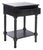 Haines 1 Drawer Accent Table in Black For Sale - Image 10 of 11